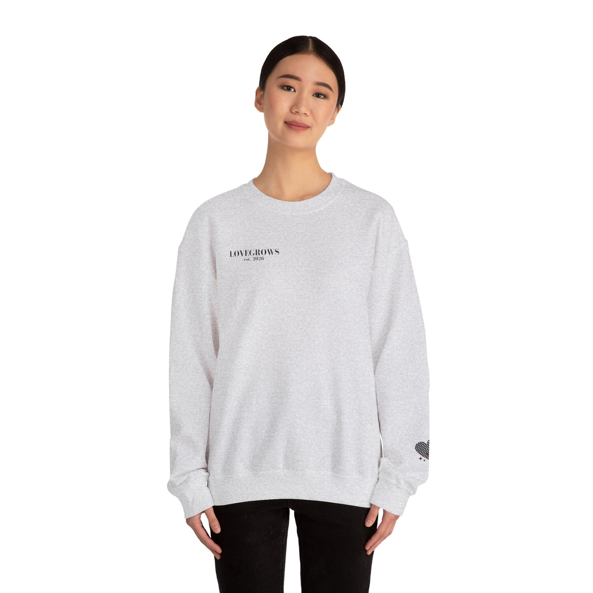 teddy red jersey oversized crewneck