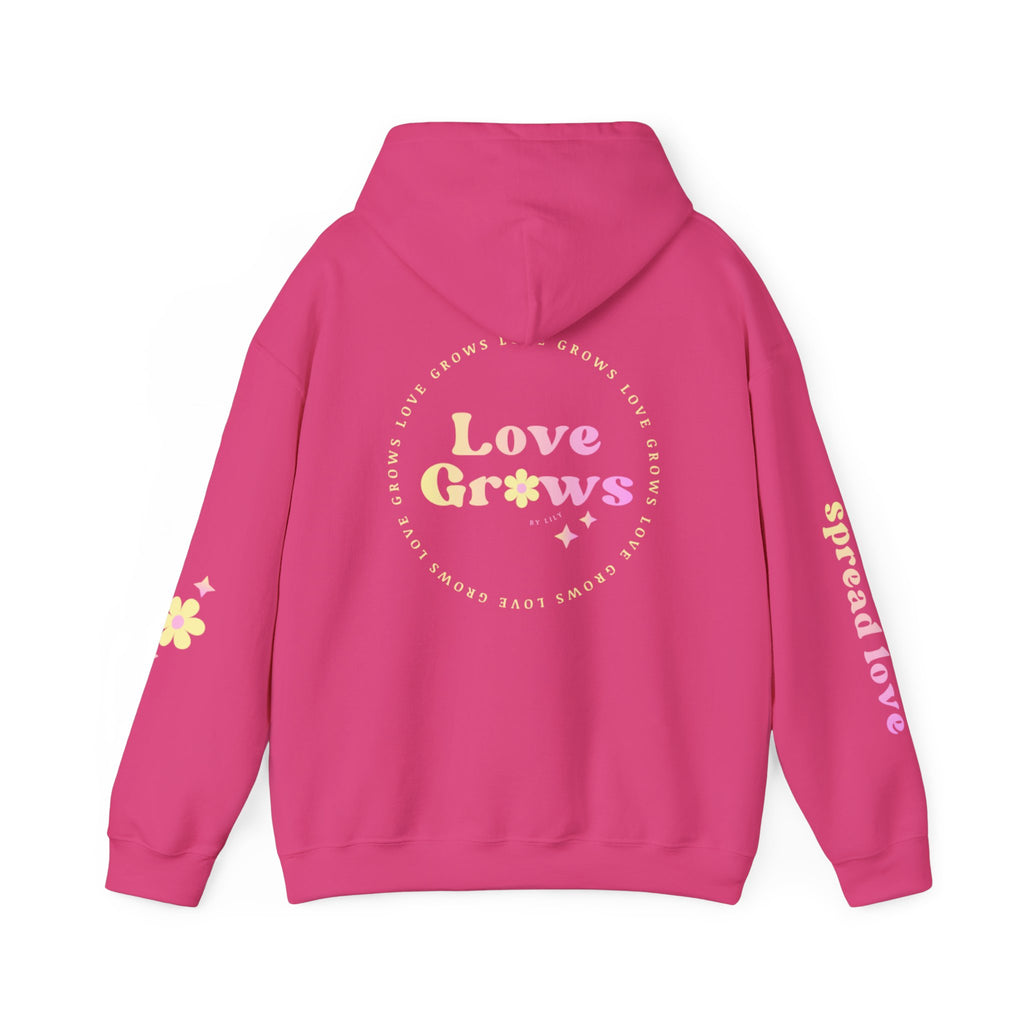 spread love oversized hoodie