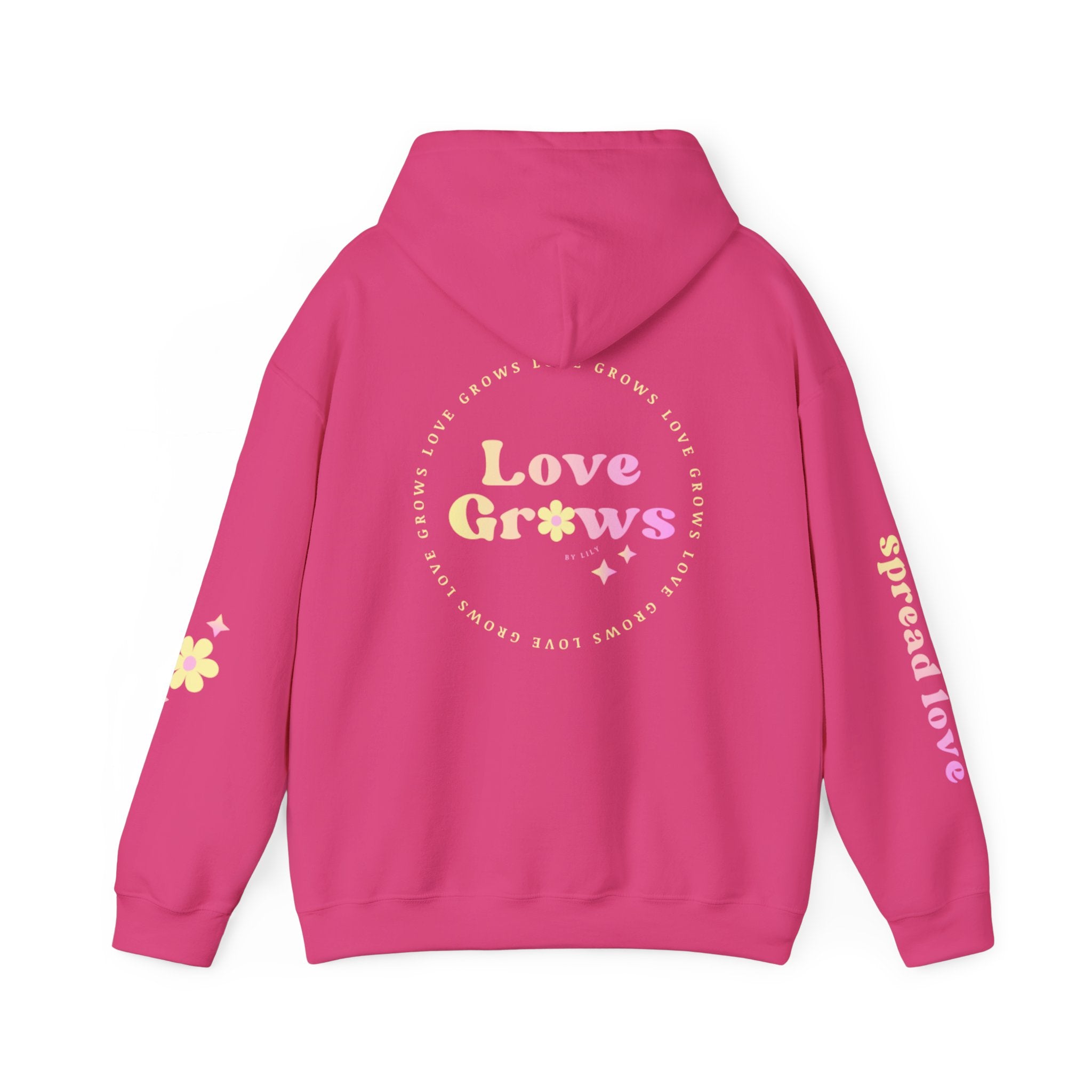 spread love oversized hoodie
