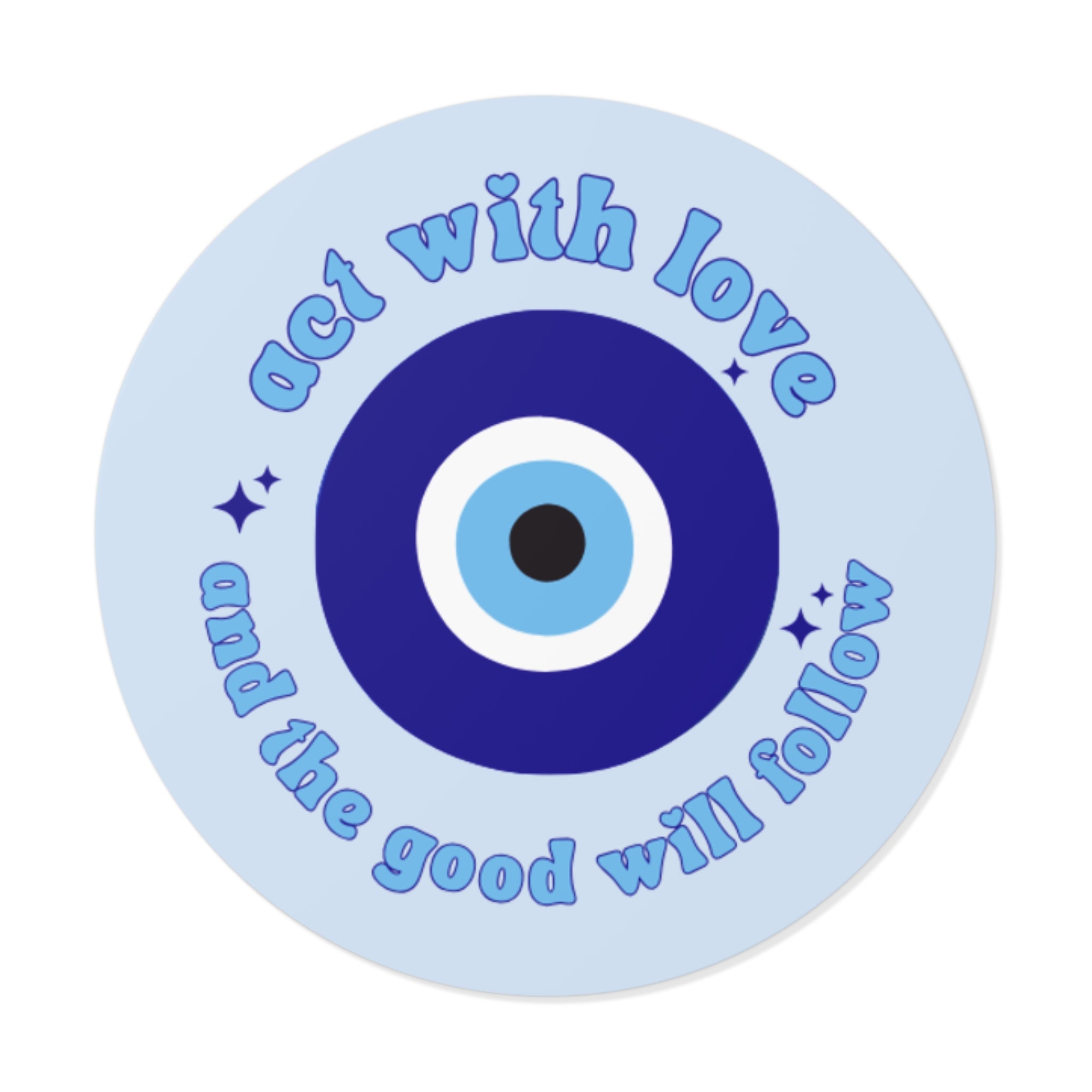 act with love sticker