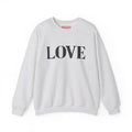 polka-dot heart oversized crewneck