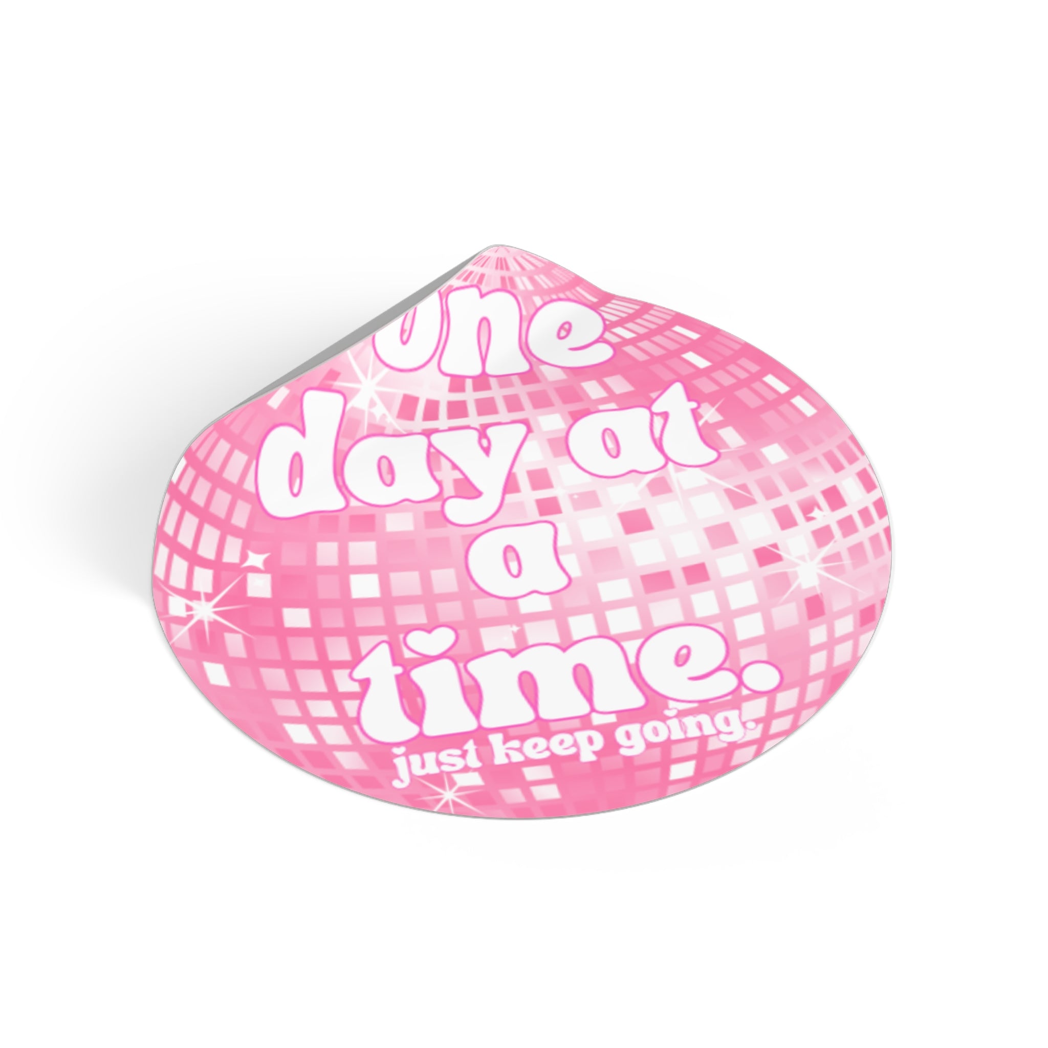 one day at a time disco sticker