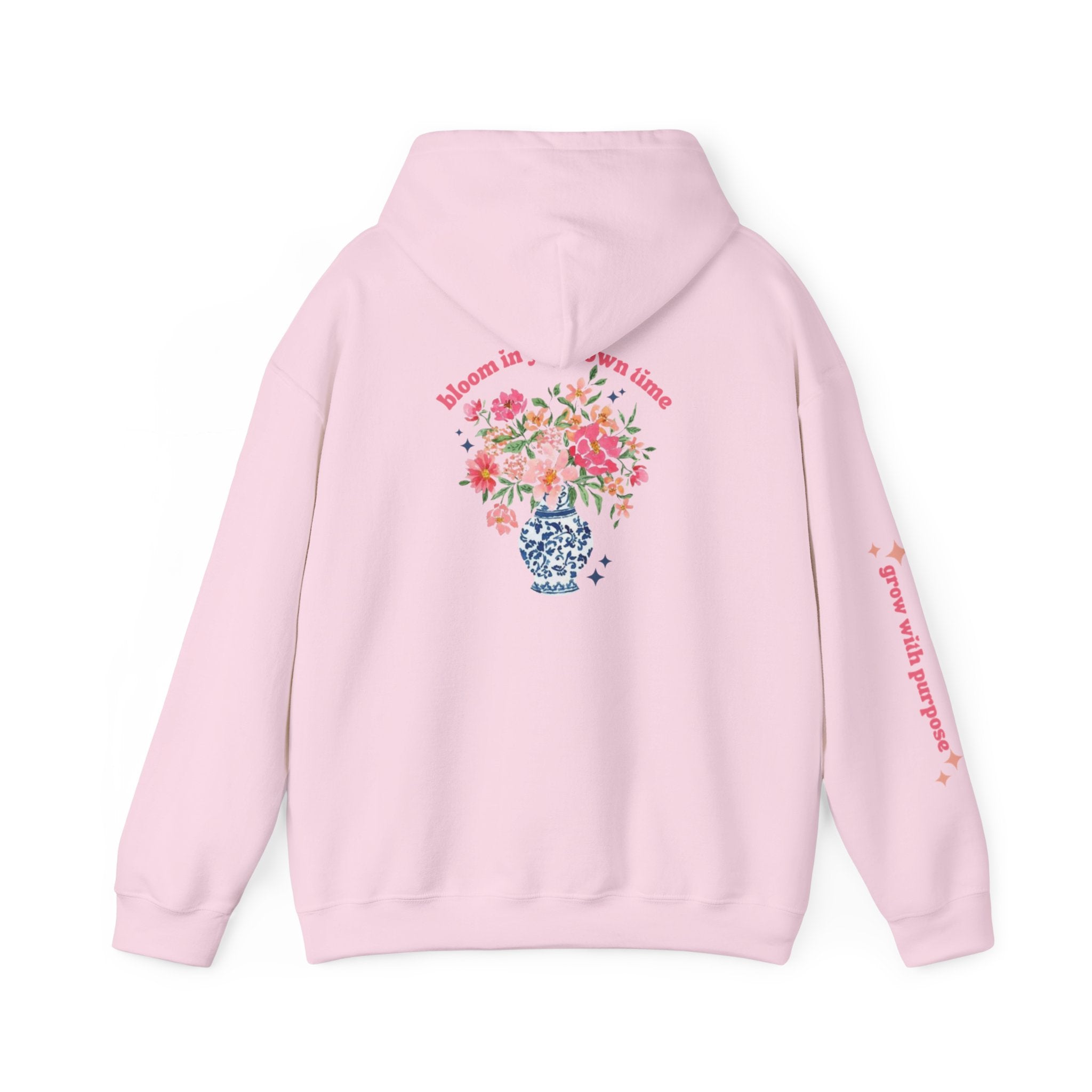 bloom in your own time oversized hoodie