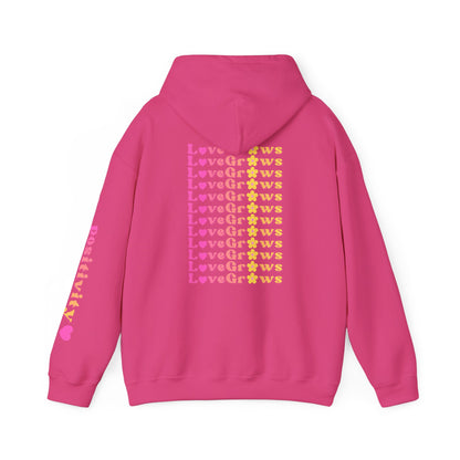 spread more love oversized hoodie