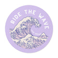 ride the wave sticker