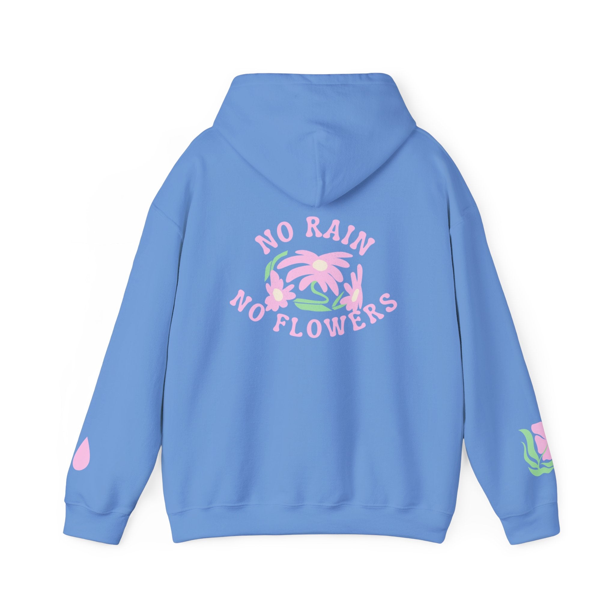 no rain no flowers oversized hoodie