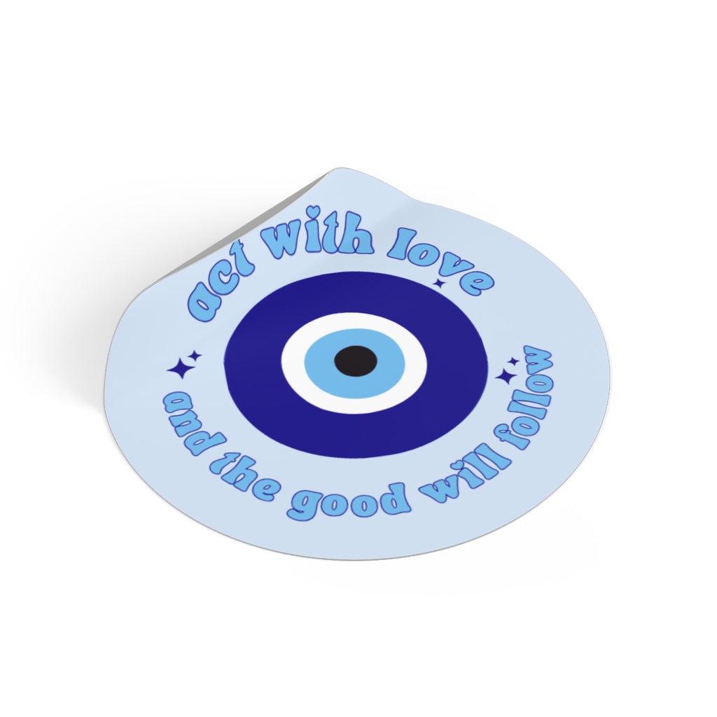 act with love sticker