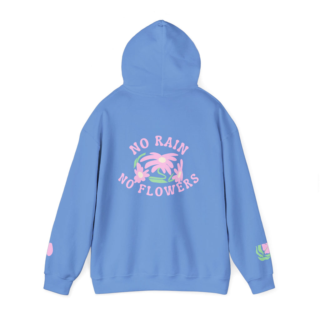 no rain no flowers oversized hoodie
