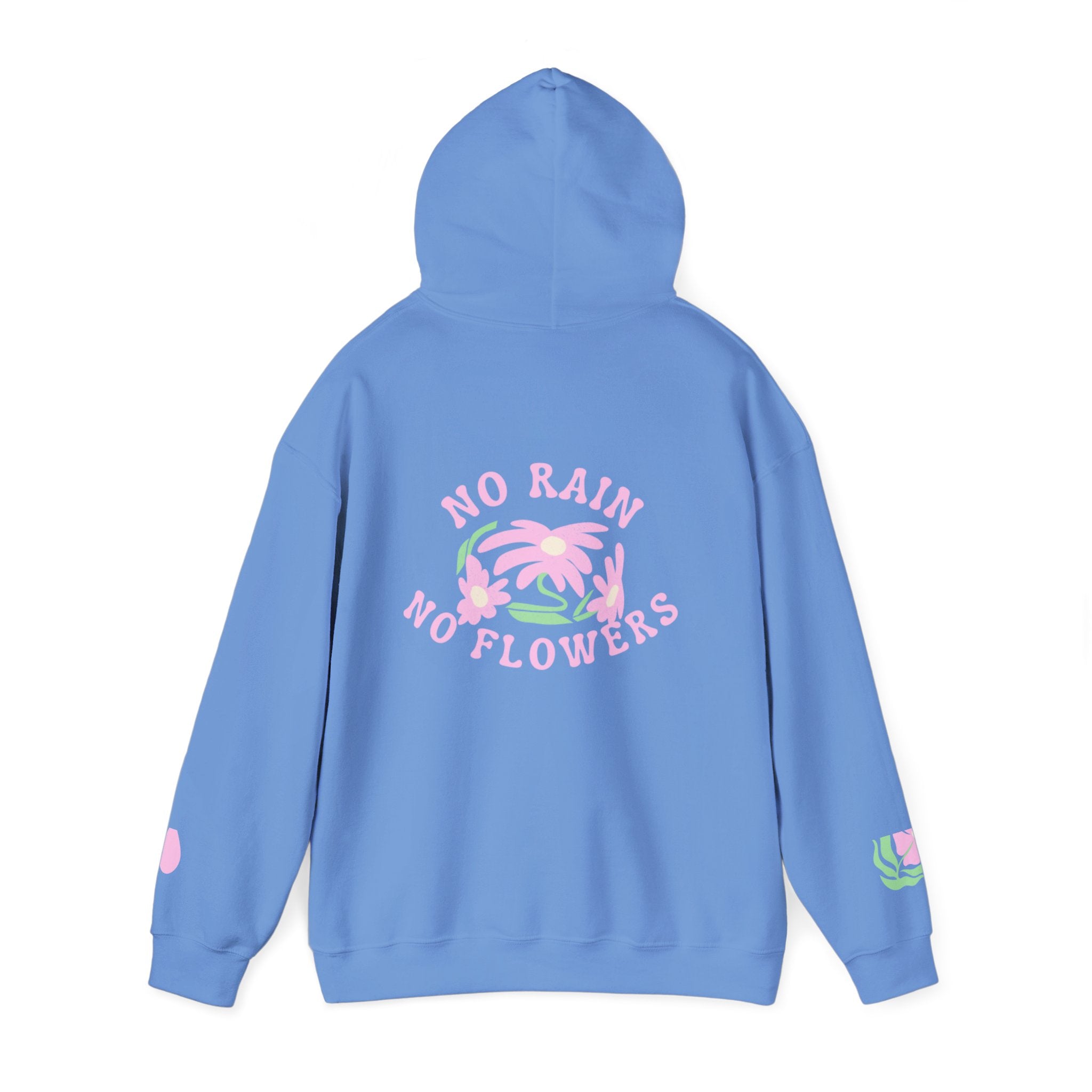 no rain no flowers oversized hoodie