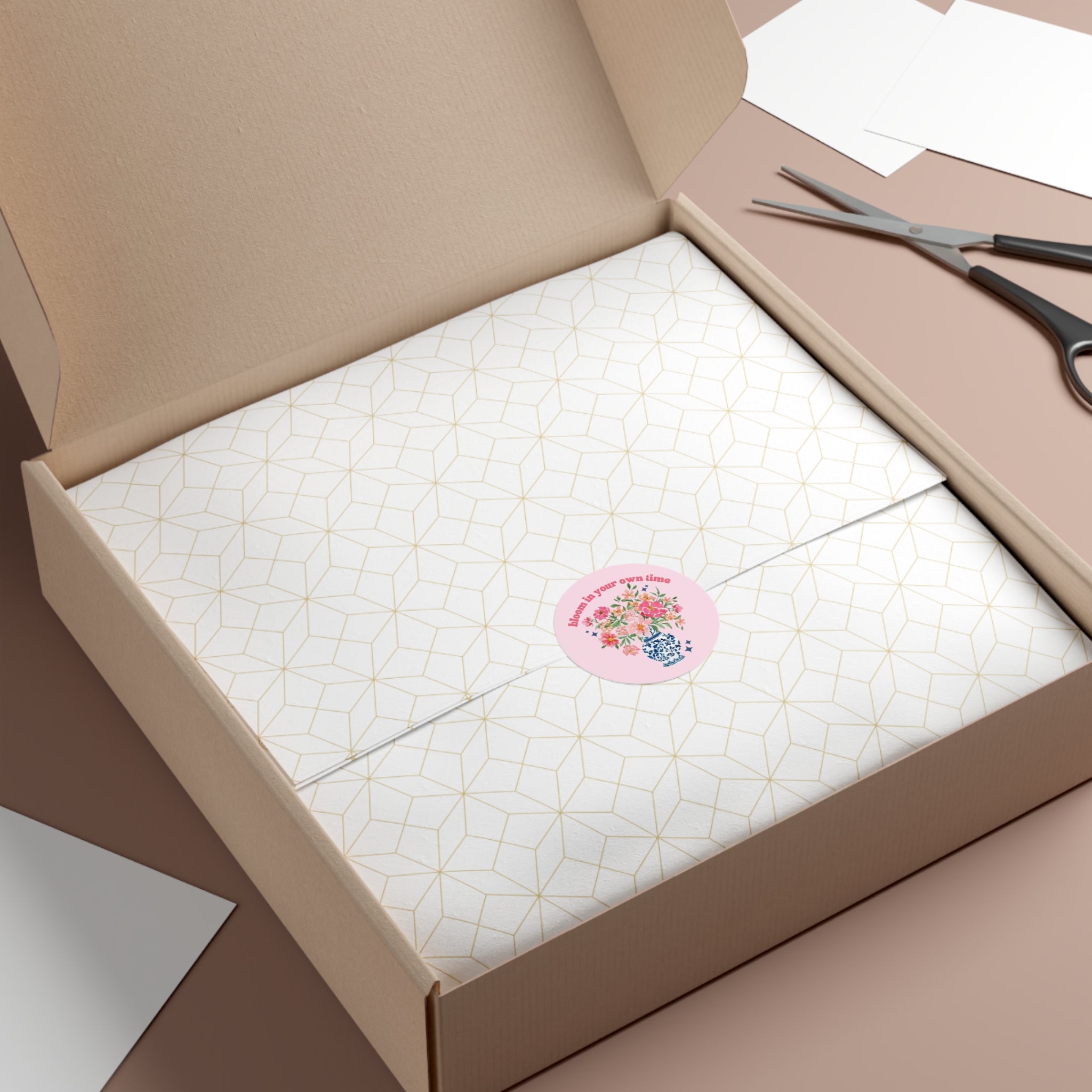 bloom in your own time sticker