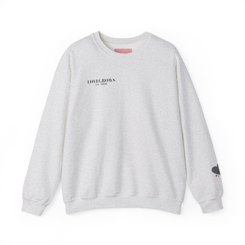 teddy red jersey oversized crewneck