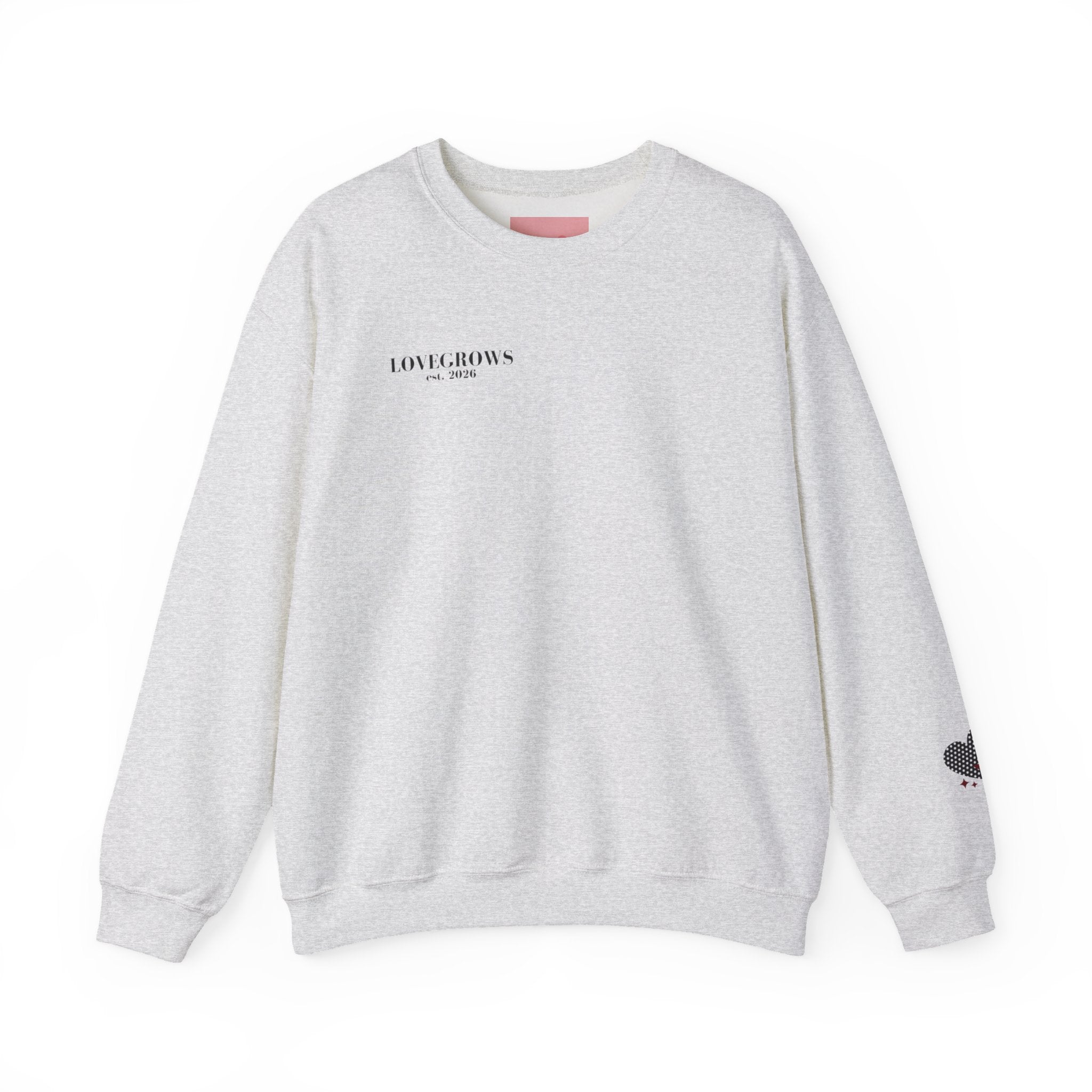 teddy red jersey oversized crewneck