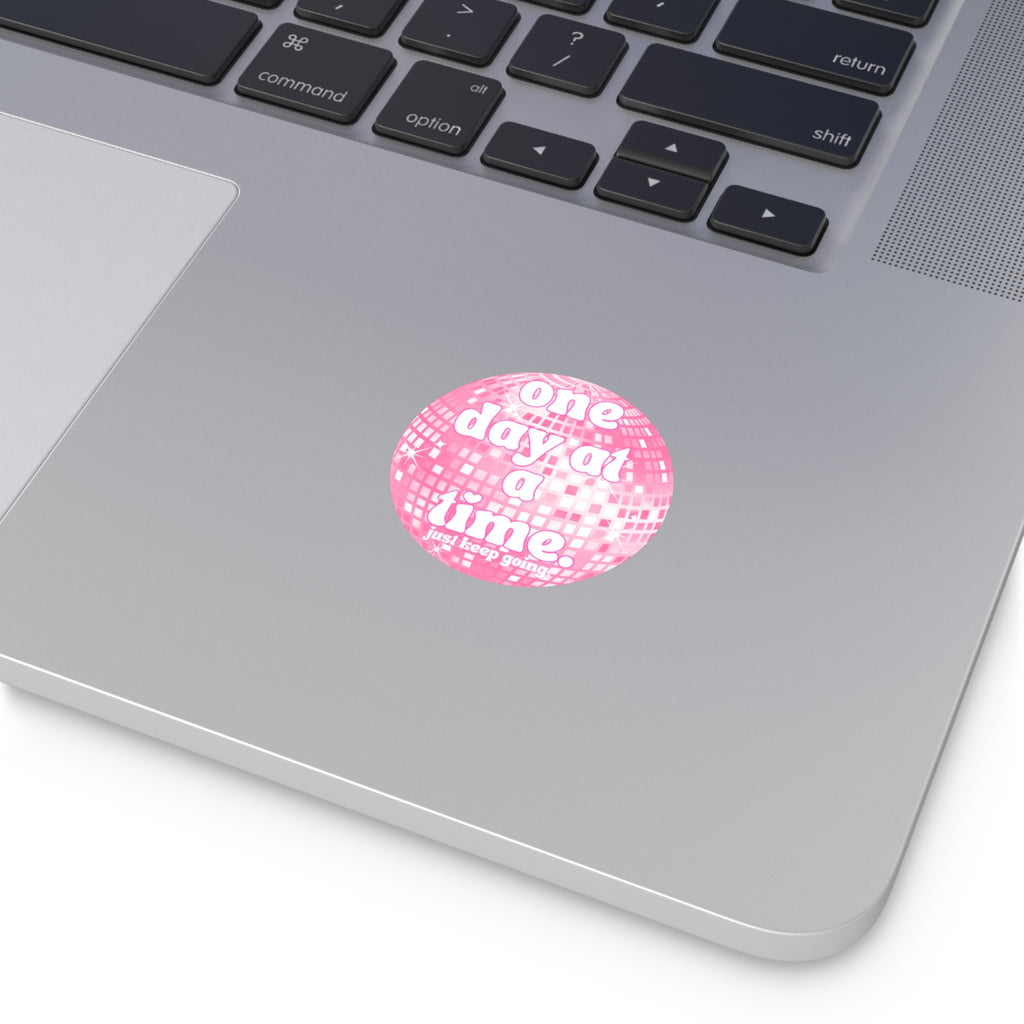 one day at a time disco sticker