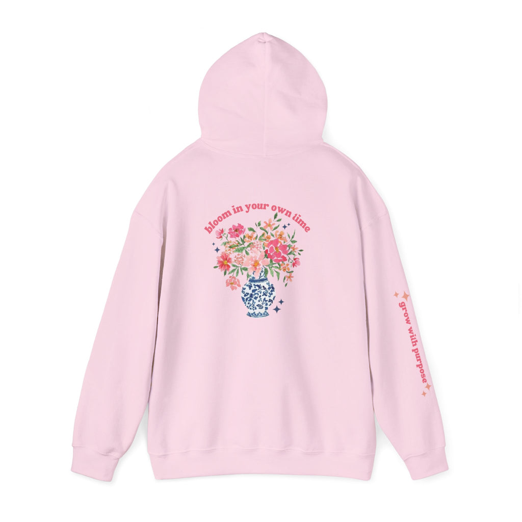 bloom in your own time oversized hoodie