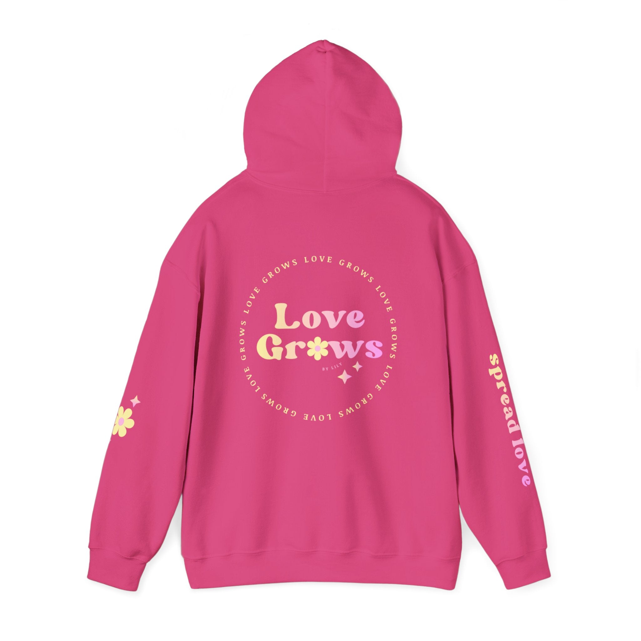 spread love oversized hoodie